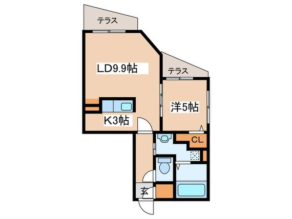 アールズ・コートの物件間取画像